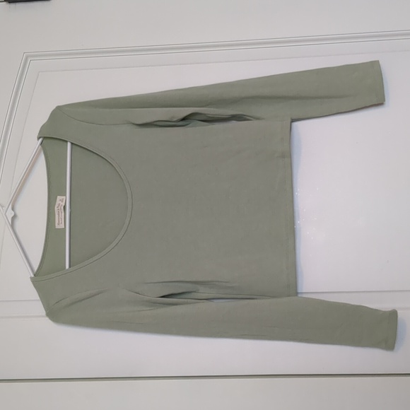 Abercrombie & Fitch Lounge Cozy Cloud Knit scoop neck tee - Picture 2 of 5